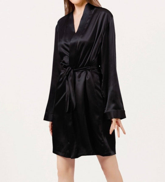 19 Momme Silk Mid-Length Robe
