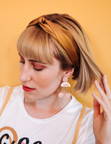 19 Momme Silk Criss Cross Headband