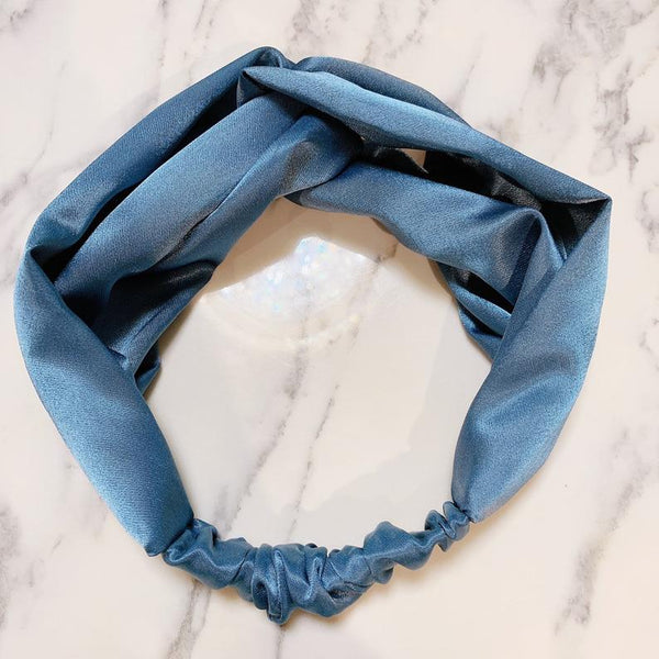 19 Momme Silk Criss Cross Headband