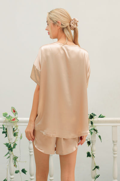 19 Momme Silk Tee Pajama Set