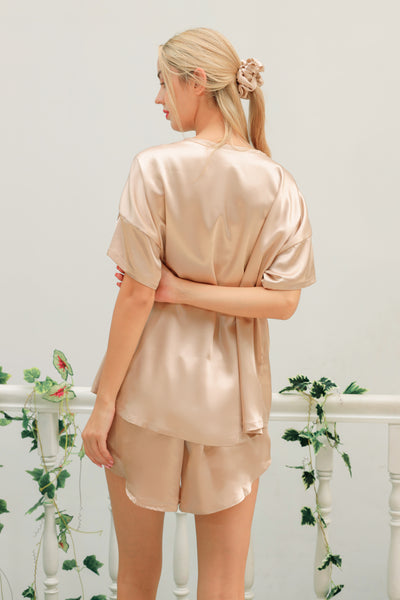 19 Momme Silk Tee Pajama Set