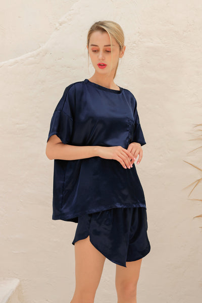 19 Momme Silk Tee Pajama Set