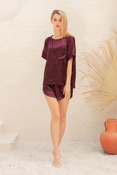 19 Momme Silk Tee Pajama Set