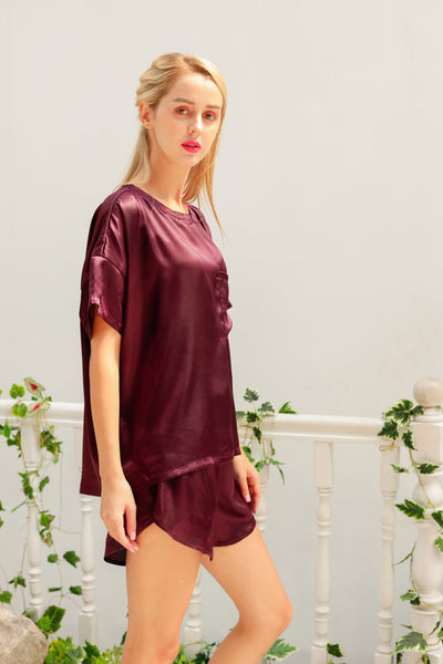 19 Momme Silk Tee Pajama Set