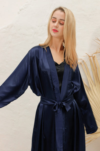 19 Momme Silk Mid-Length Robe