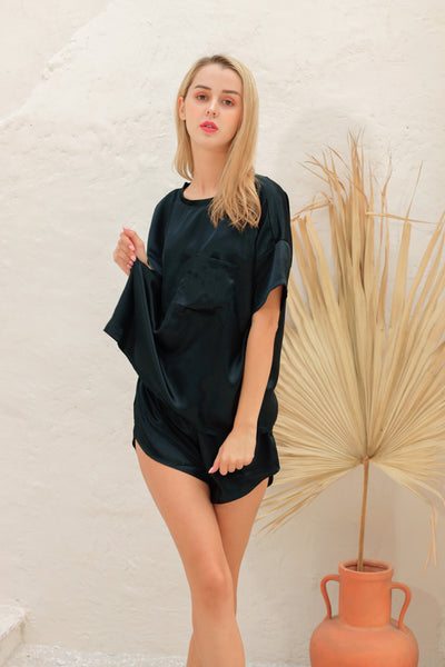 19 Momme Silk Tee Pajama Set