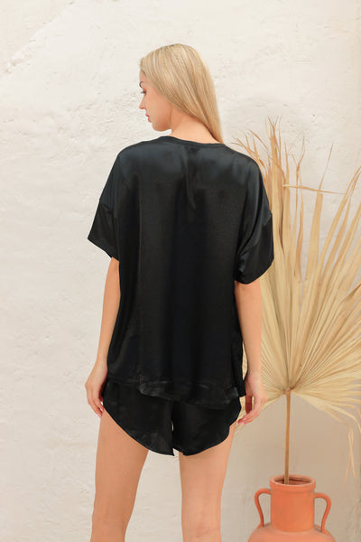 19 Momme Silk Tee Pajama Set