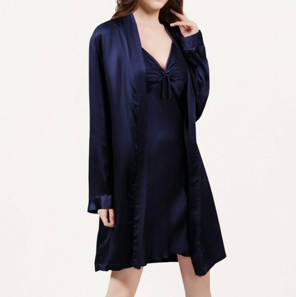 19 Momme Silk Mid-Length Robe